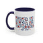 4th of July Mug - USA EST 1776 Floral