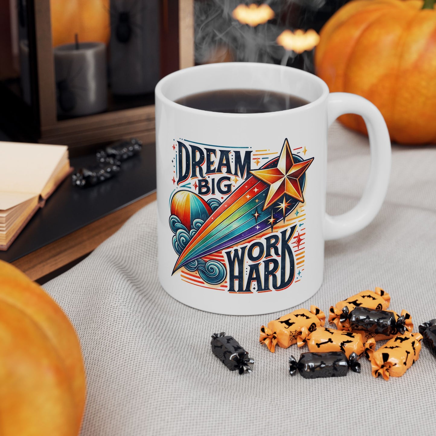 Motivation Mug - Dream Big work Hard 2