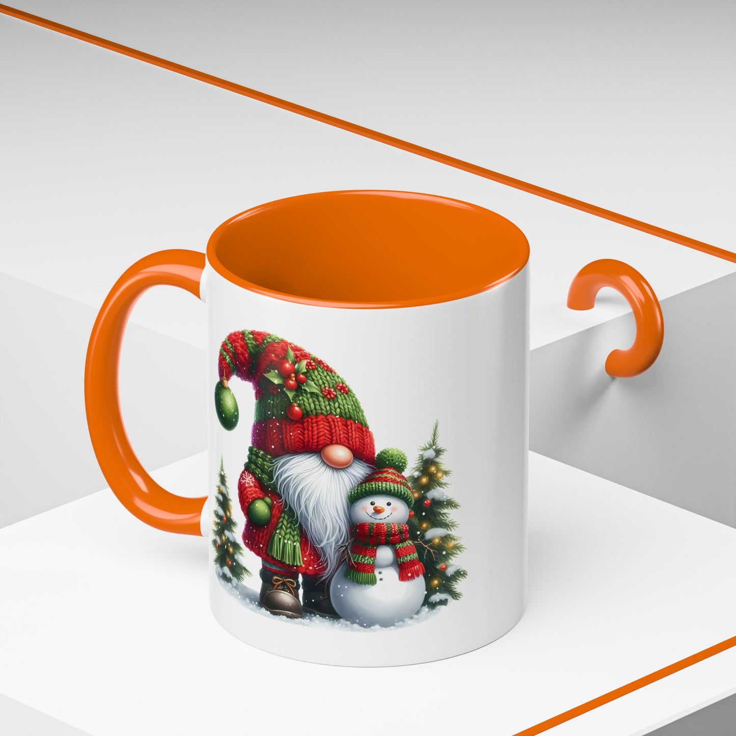 Christmas Mug - Gnome and Snowman