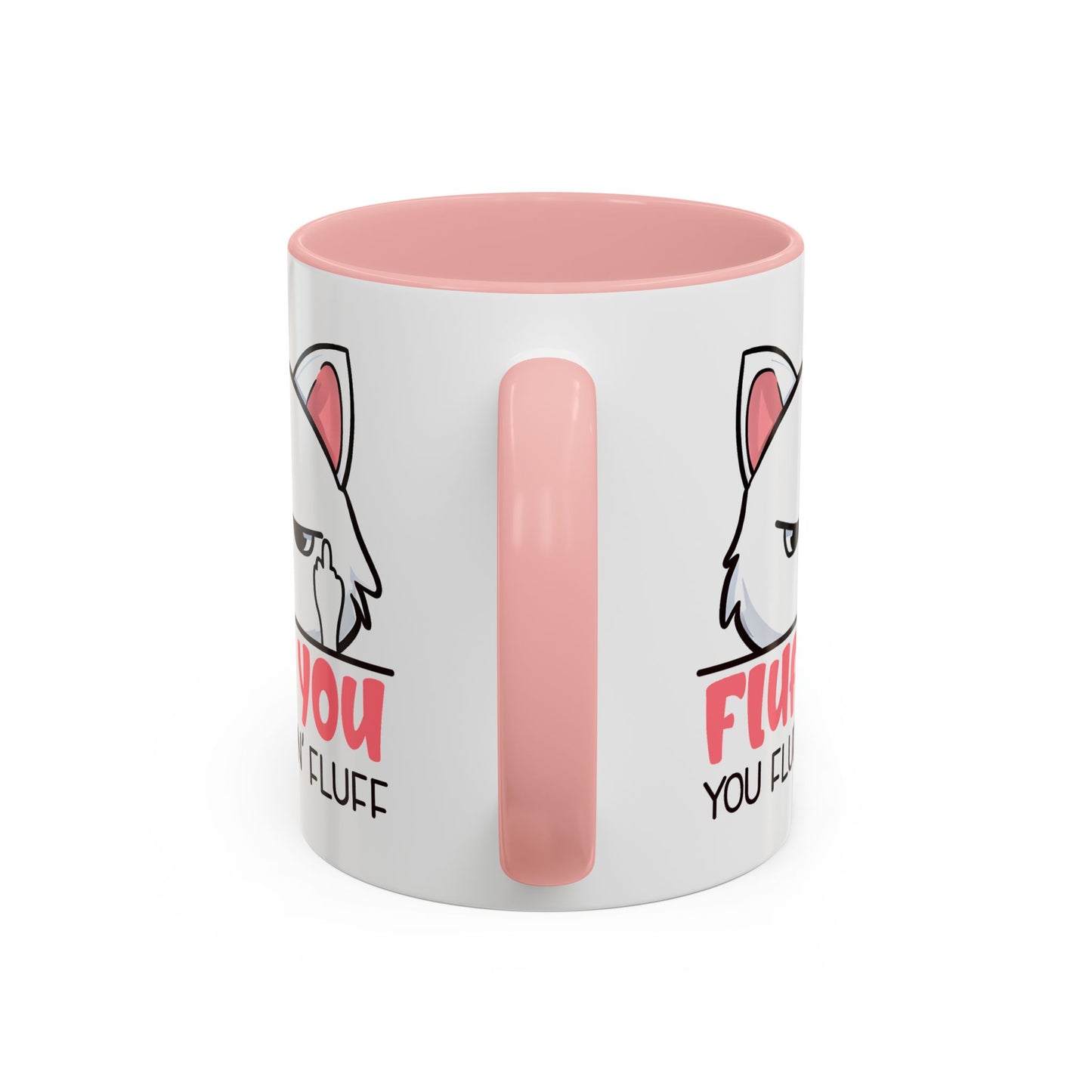 Adult Mug - Fluff You White Cat