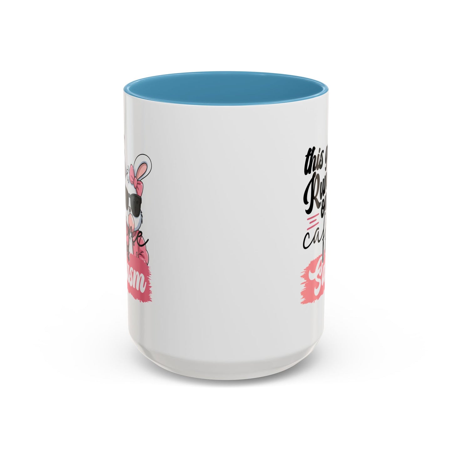 Humor Mug - This Girl Runs on Caffeine & Sarcasm