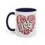 Mother's Day Mug - Love You Mom Retro Heart