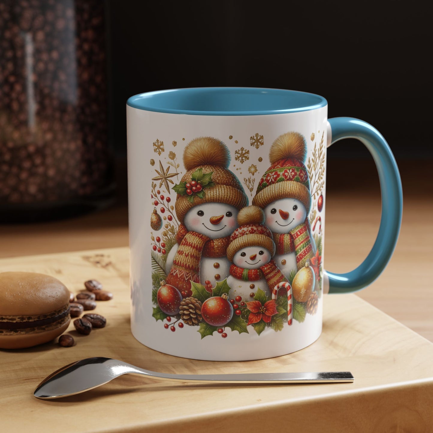 Christmas Mug - Gingerbread Snowman Family 3