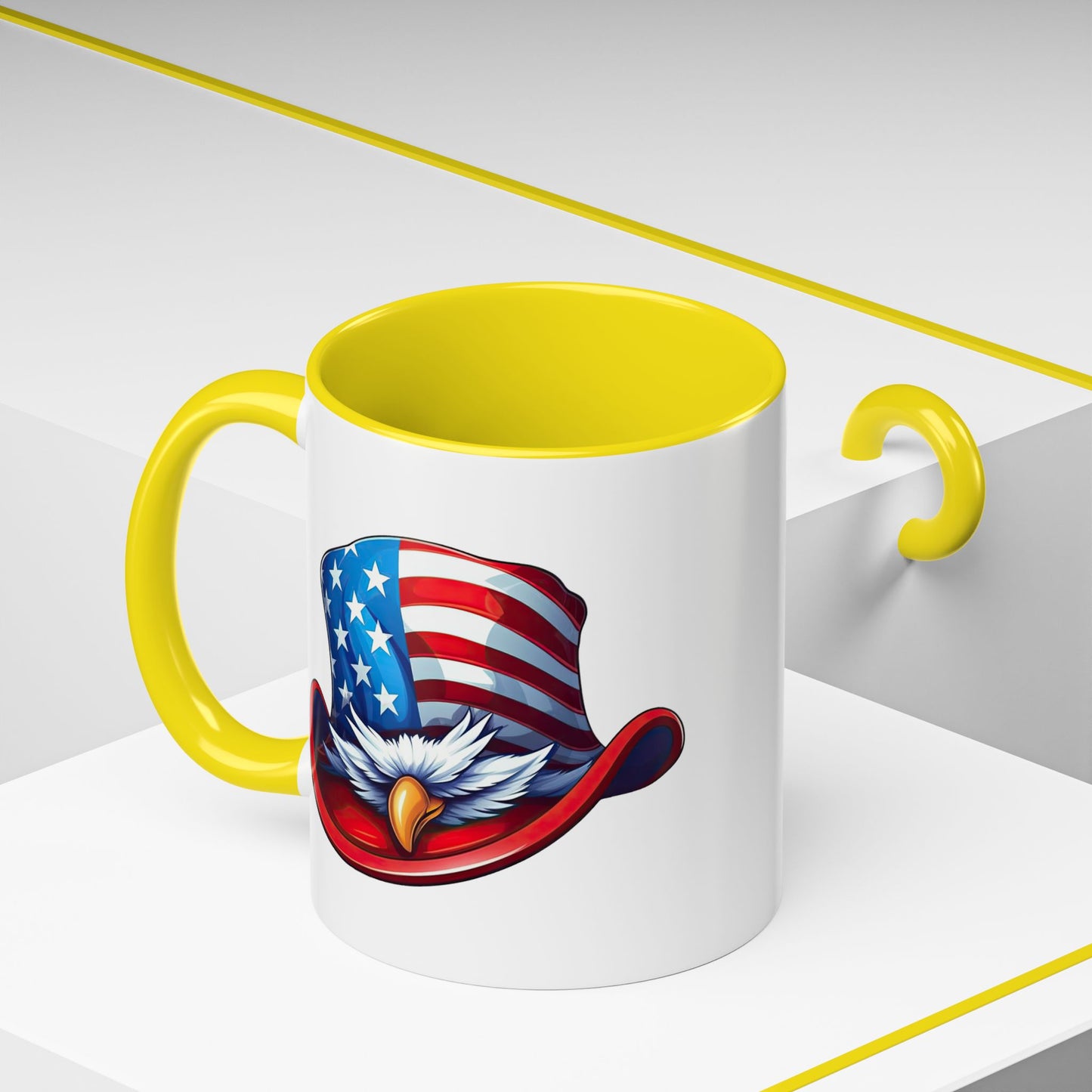 4th of July Mug - Bald Eagle American Hat