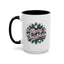 Christmas Mug - Merry Christmas White & Red Embossed Text