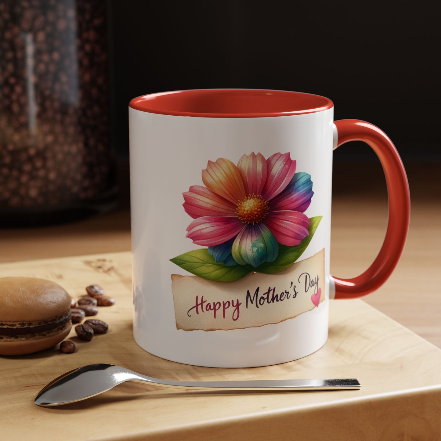 Mother's Day Mug - Happy Mother's Day Flower