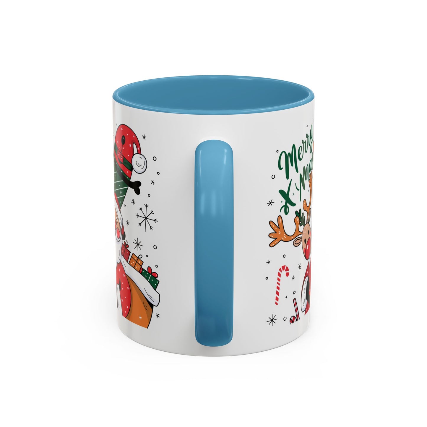 Christmas Mug - Merry Xmas Santa Reindeer