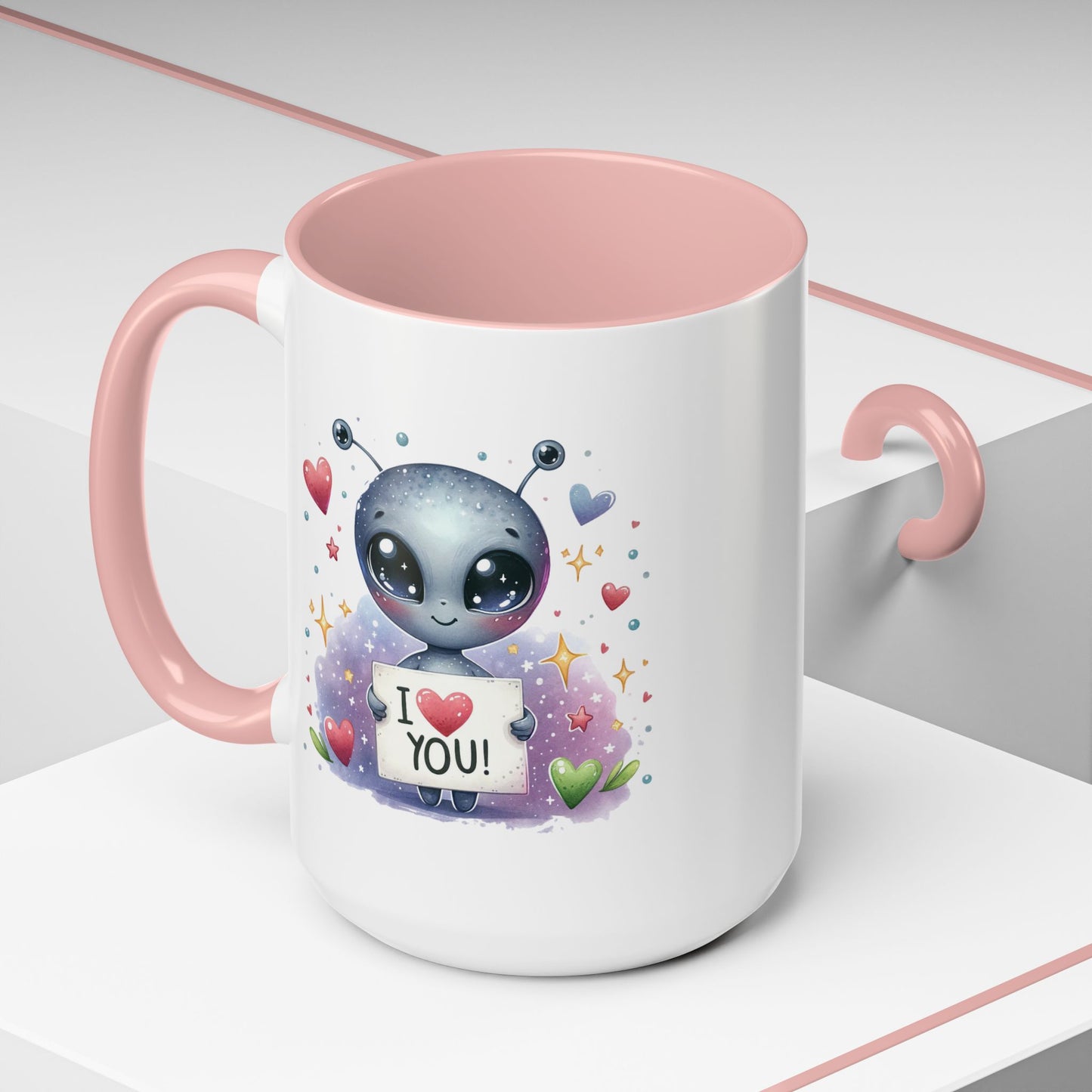Valentine's Day Mug - I Love You Alien