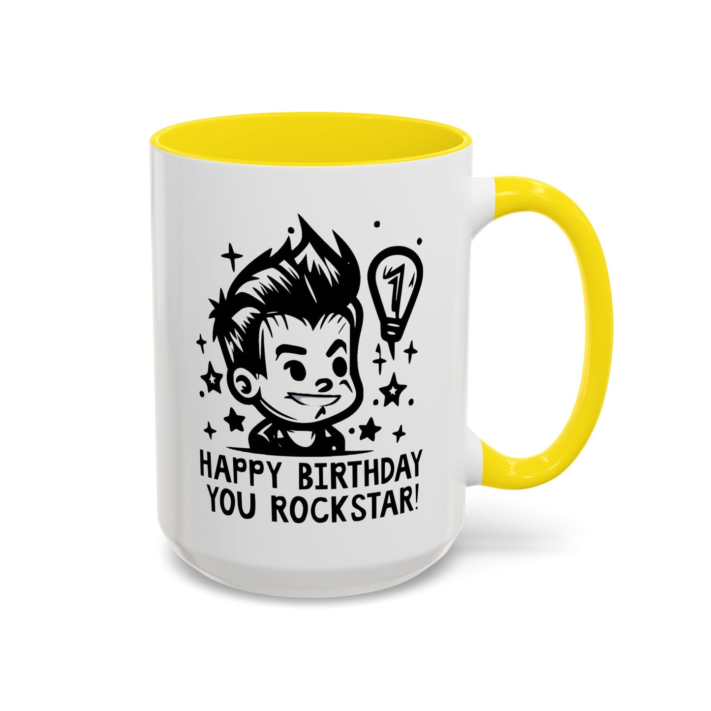 Birthday Mug - You Rockstar!