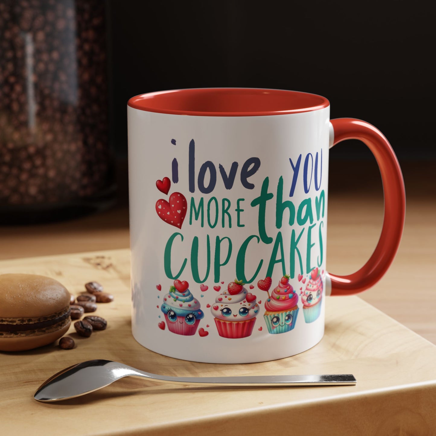 Anniversary Mug - I Love You More Than Cupcakes