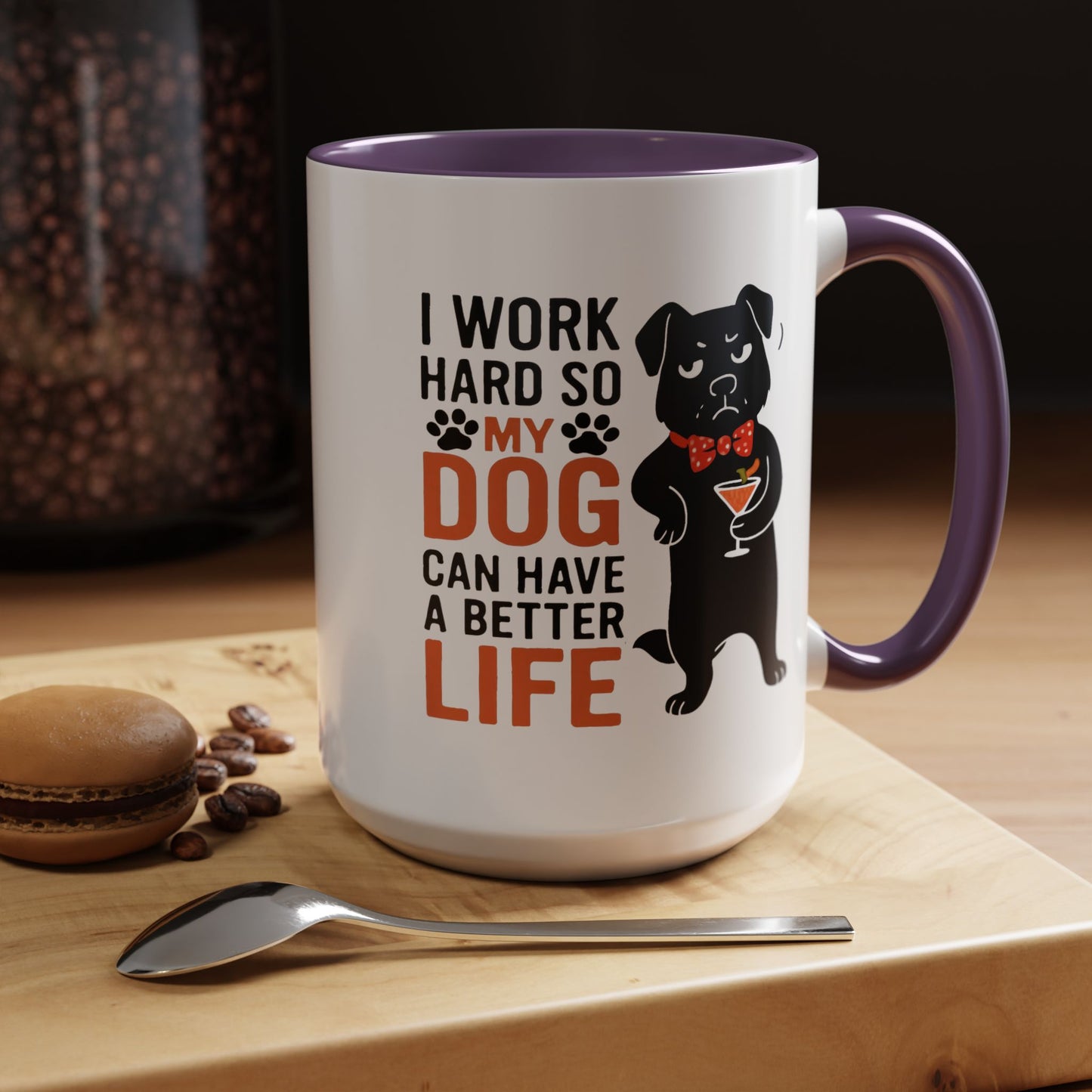 Animal Mug - I Work Hard So My Dog