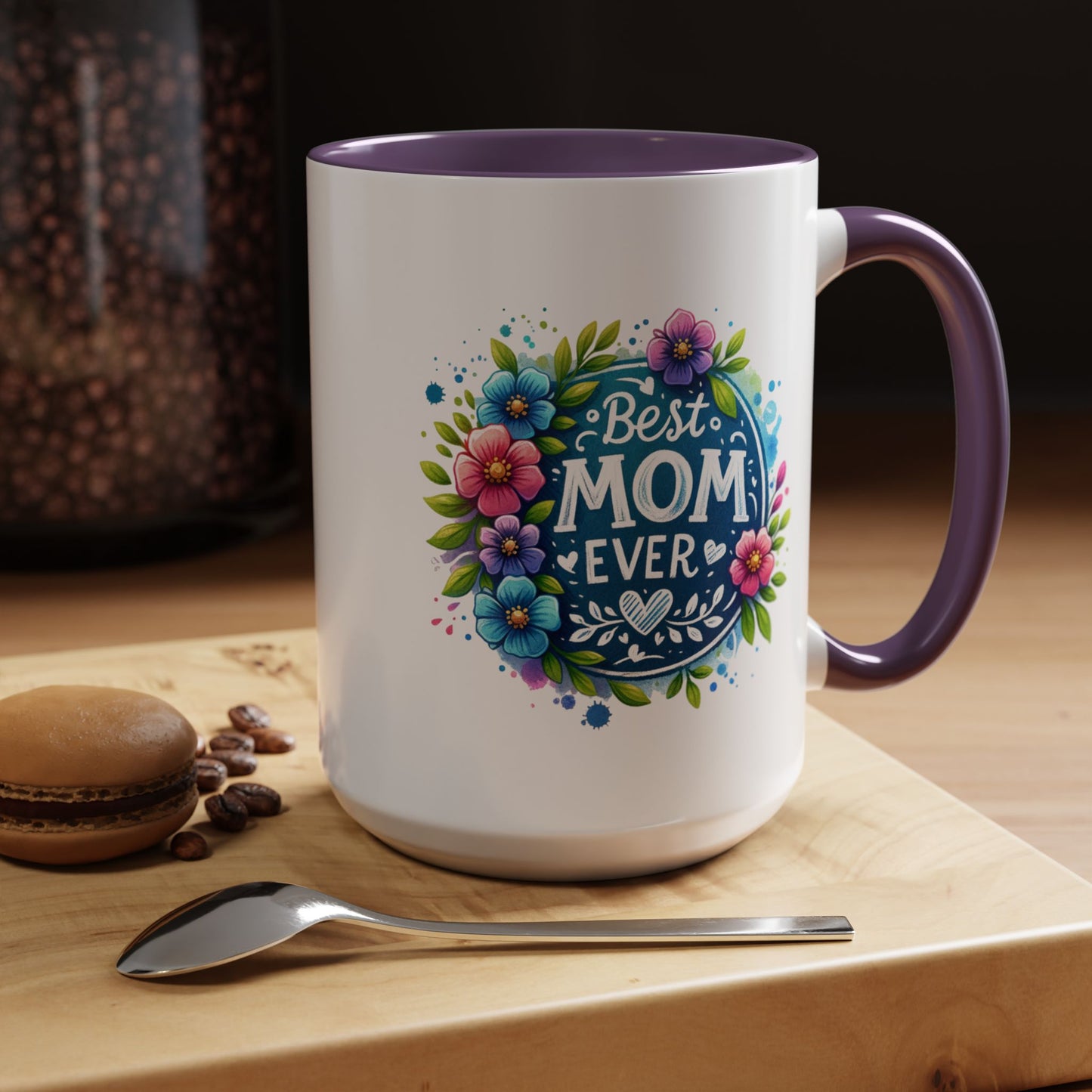 Mother's Day Mug - Best Mom Ever Floral