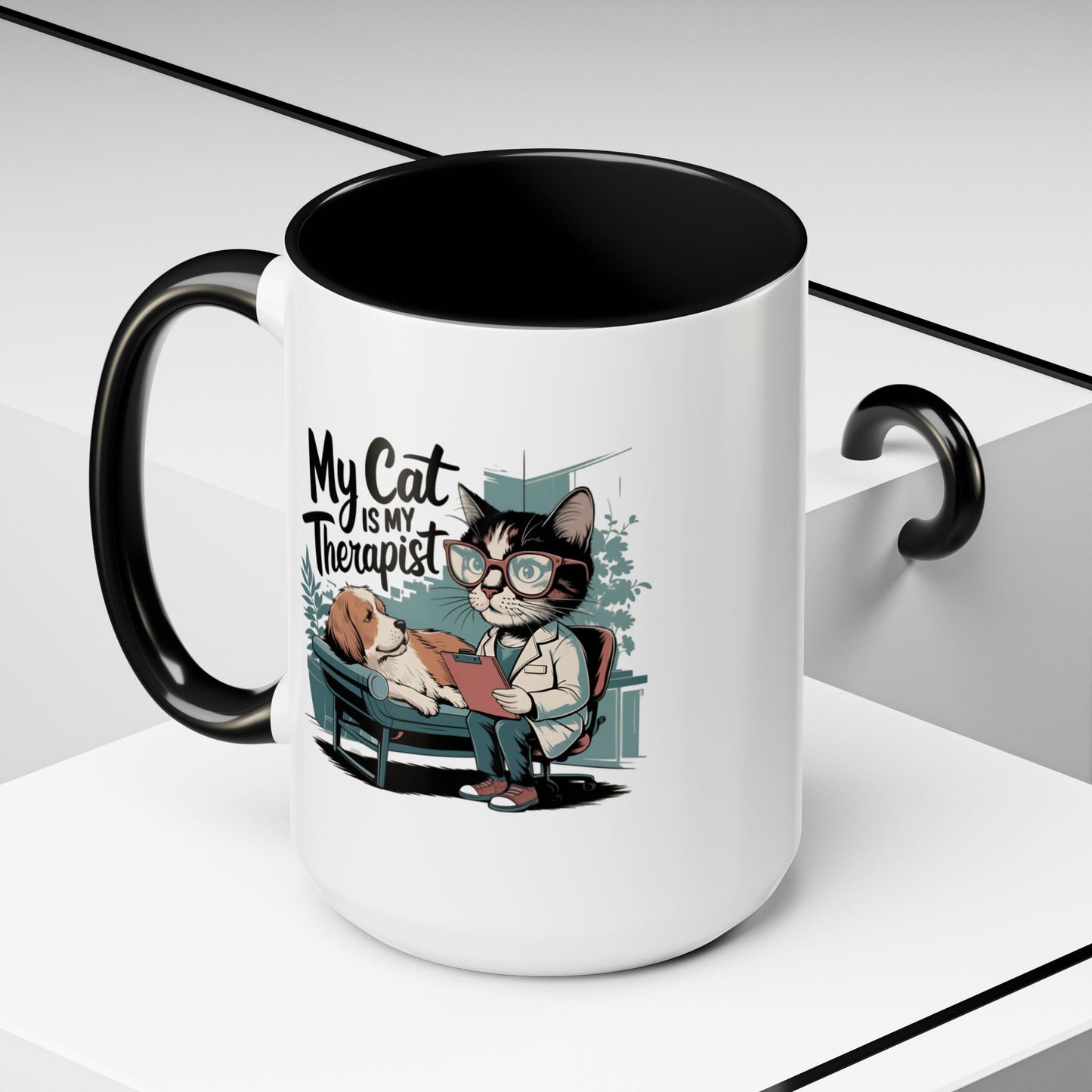 Animal Mug - My Cat Is My Therapist