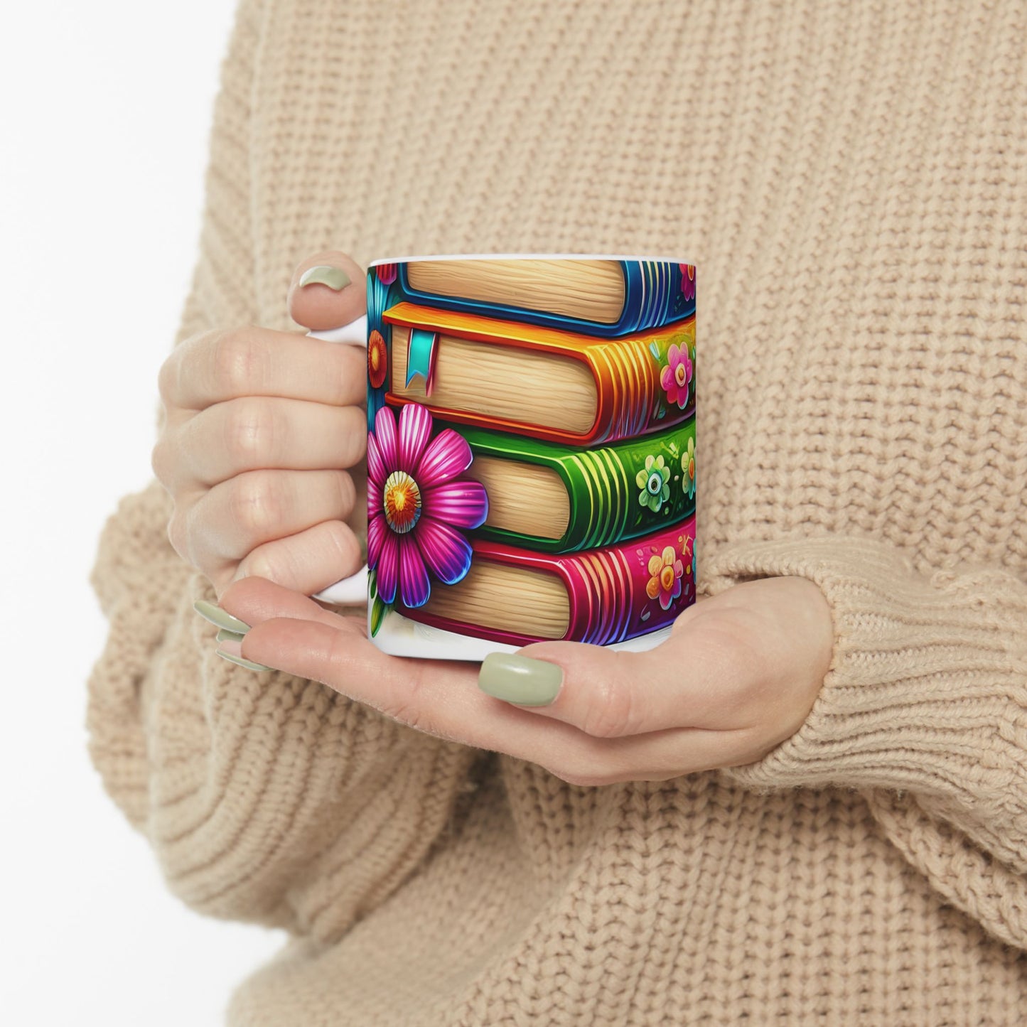 Artistic Mug - Flower Books
