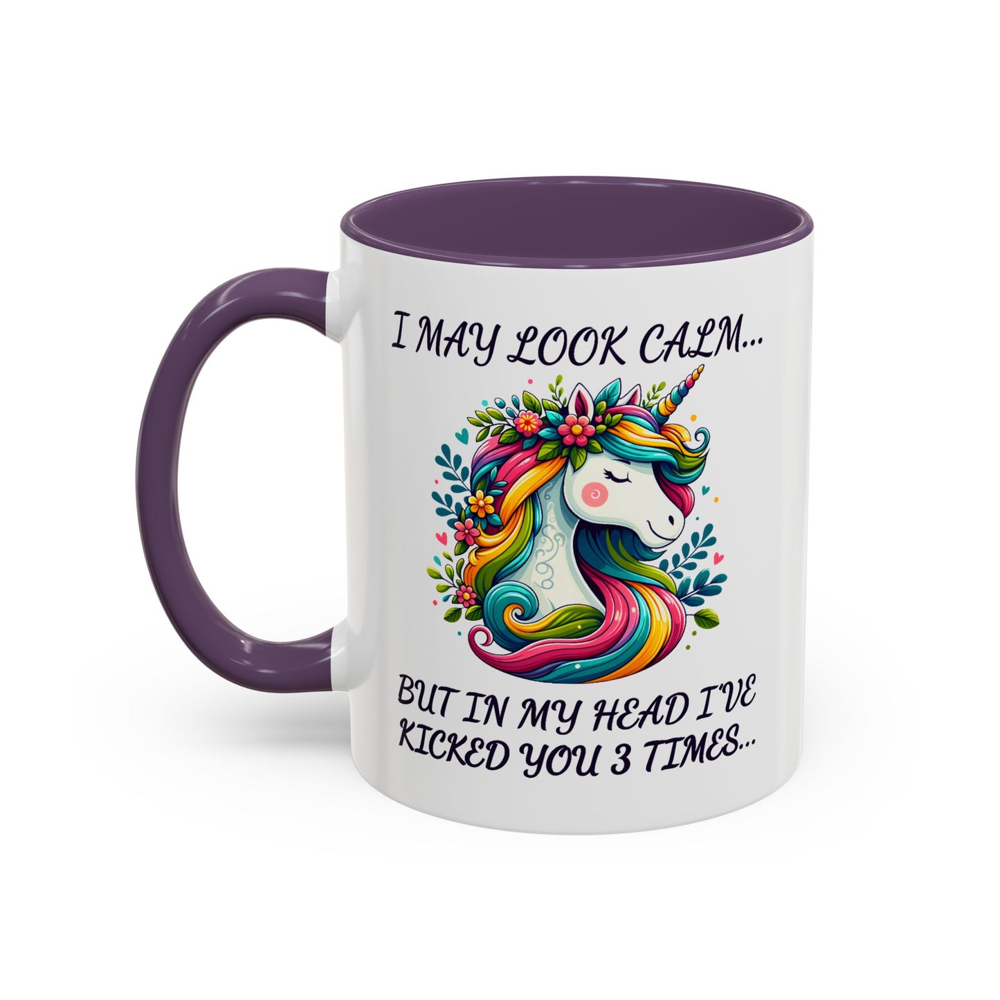 Adult Mug - I may Look Calm Unicorn