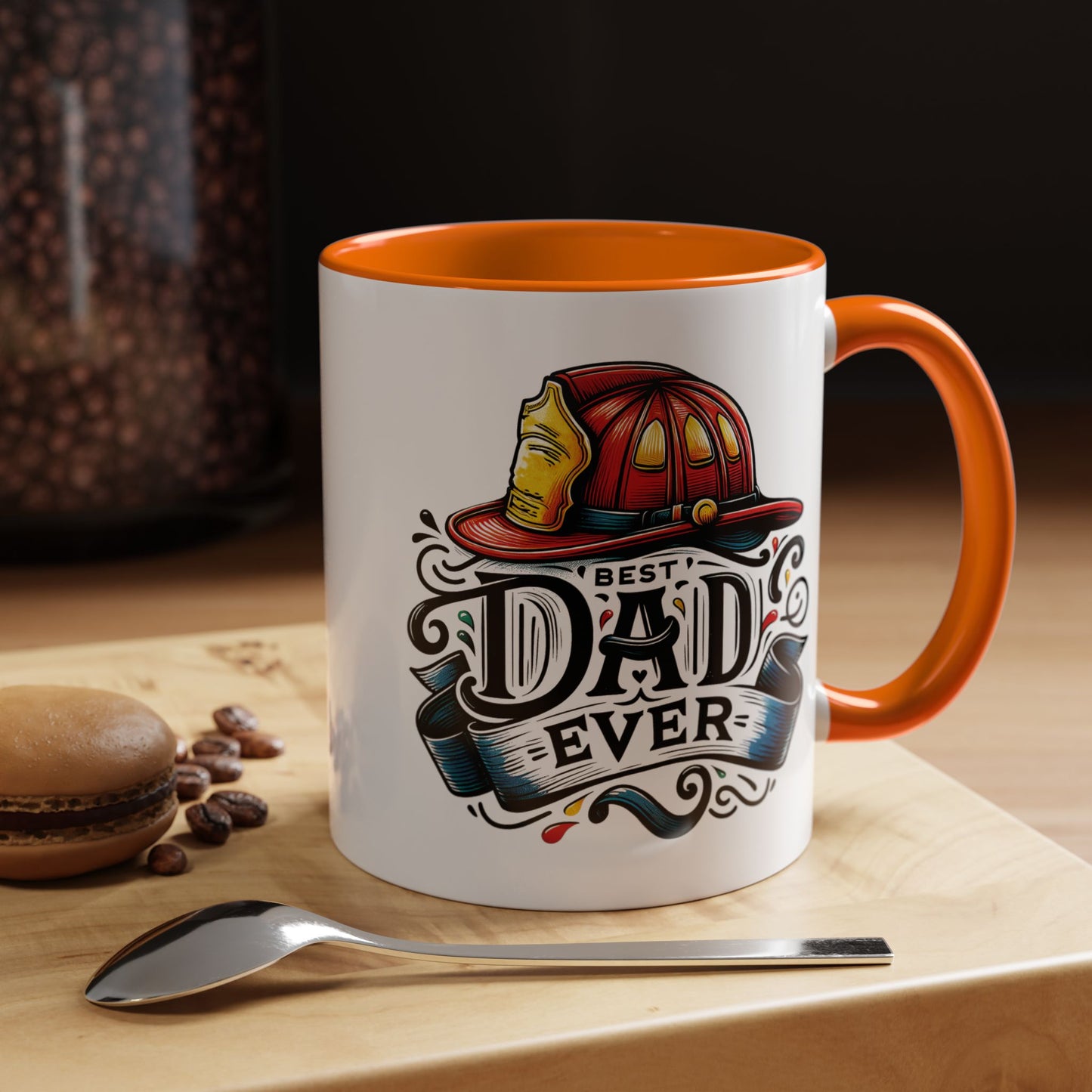 Father's Day Mug - Best Dad Ever Fireman