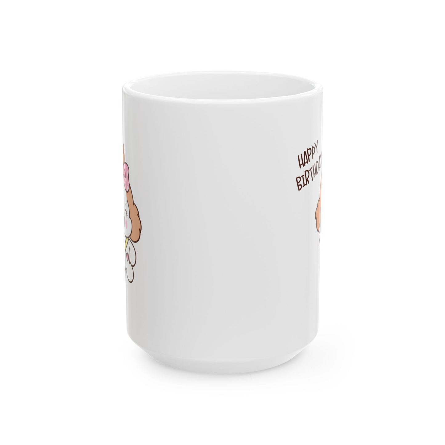 Birthday Mug - Happy Birthday Cute Dog