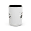 Christmas Mug - Merry Christmas White Black & Grey Text