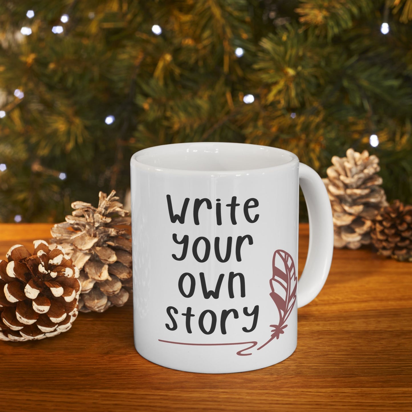 Motivation Mug - Write Your Own Story Pen