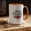 Christmas Mug - Merry Christmas Black Text Mistletoe