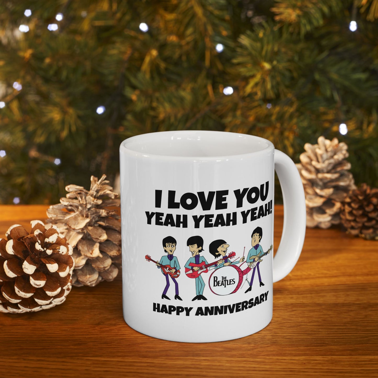 Anniversary Mug - I Love You Yeah Yeah Yeah