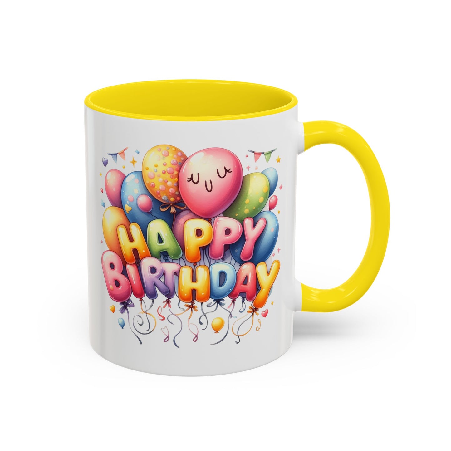 Birthday Mug - Happy Birthday Cute Balloon
