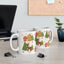 Chistmas Mug -  Reindeer Trees and House Wrap