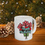 Birthday Mug - Flower Bouquet Hearts