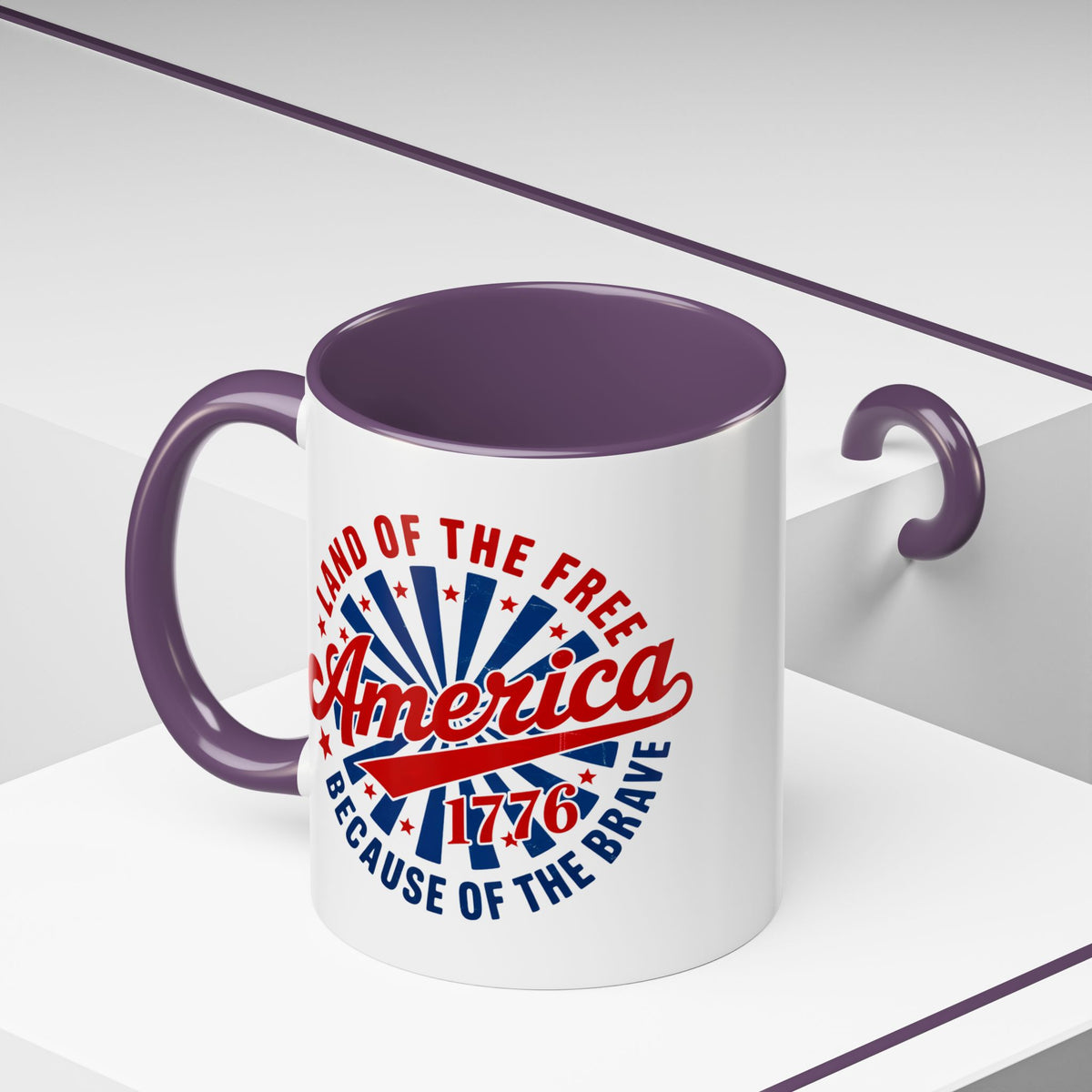 4th of July Mug - America 1776 Land of the Free