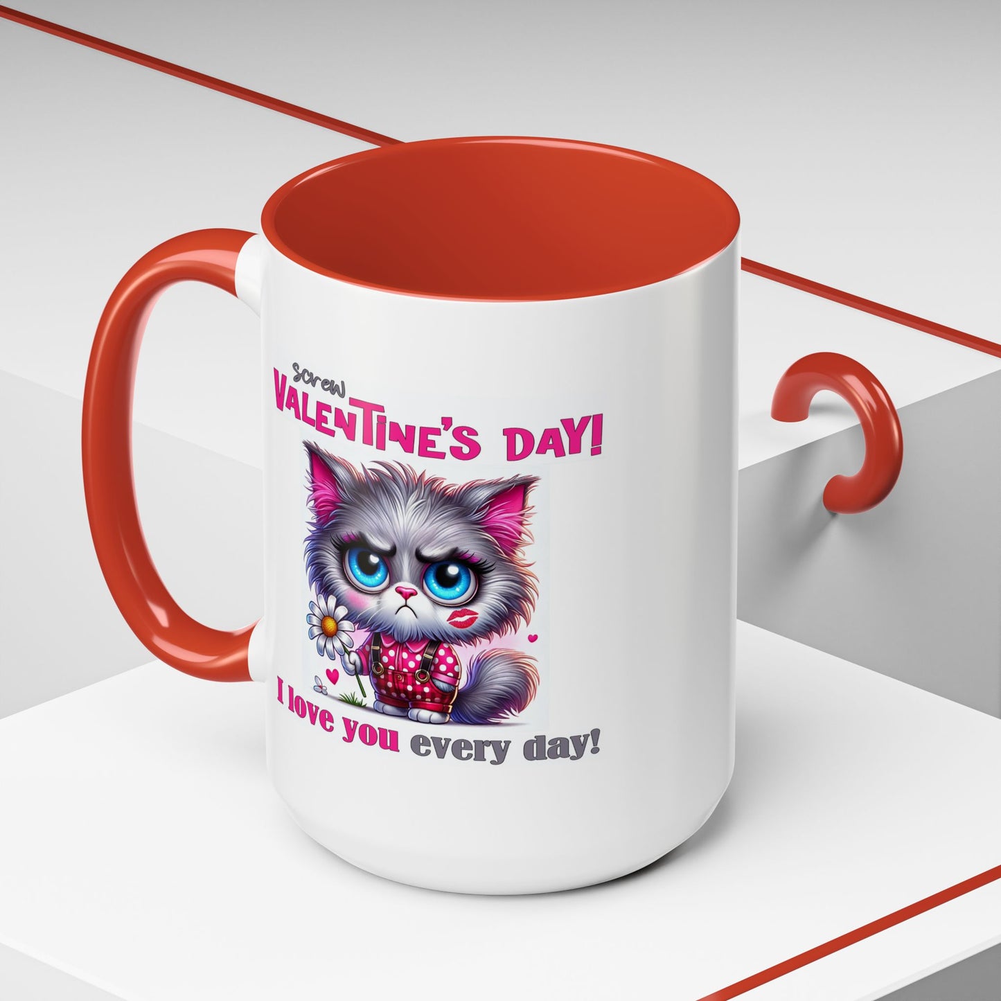 Animal Mug - Screw Valentine's Day