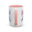 Christmas Mug - Merry Christmas Red Text Puppy Green Top 2