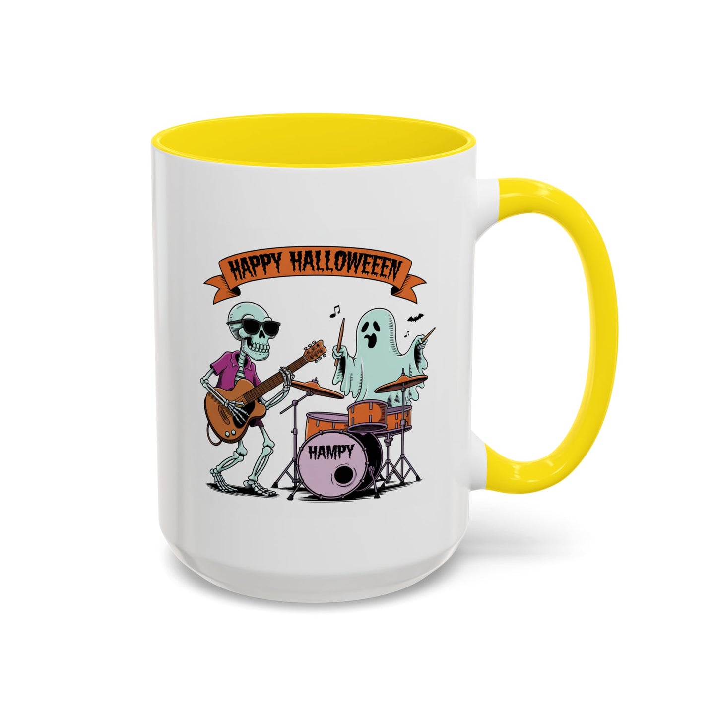 Halloween Mug - Skeleton & Ghost Band