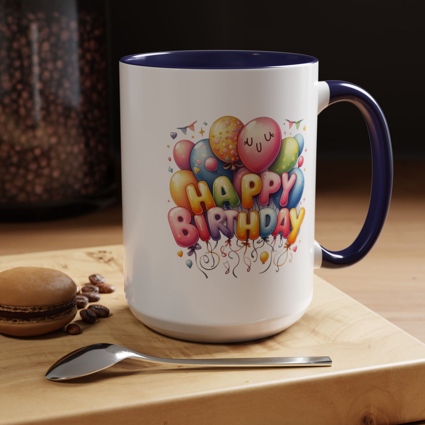 Birthday Mug - Happy Birthday Cute Balloon