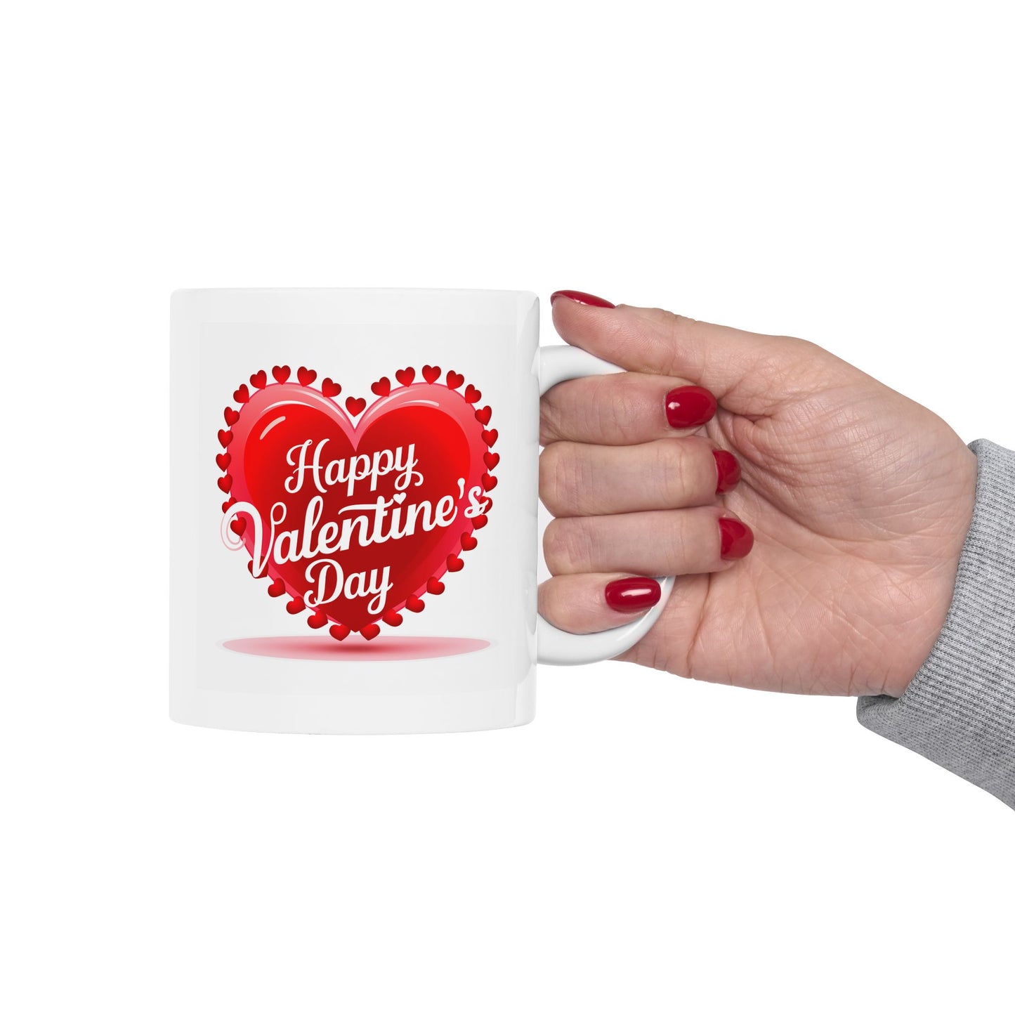 Valentine's Day Mug - Happy Red Heart