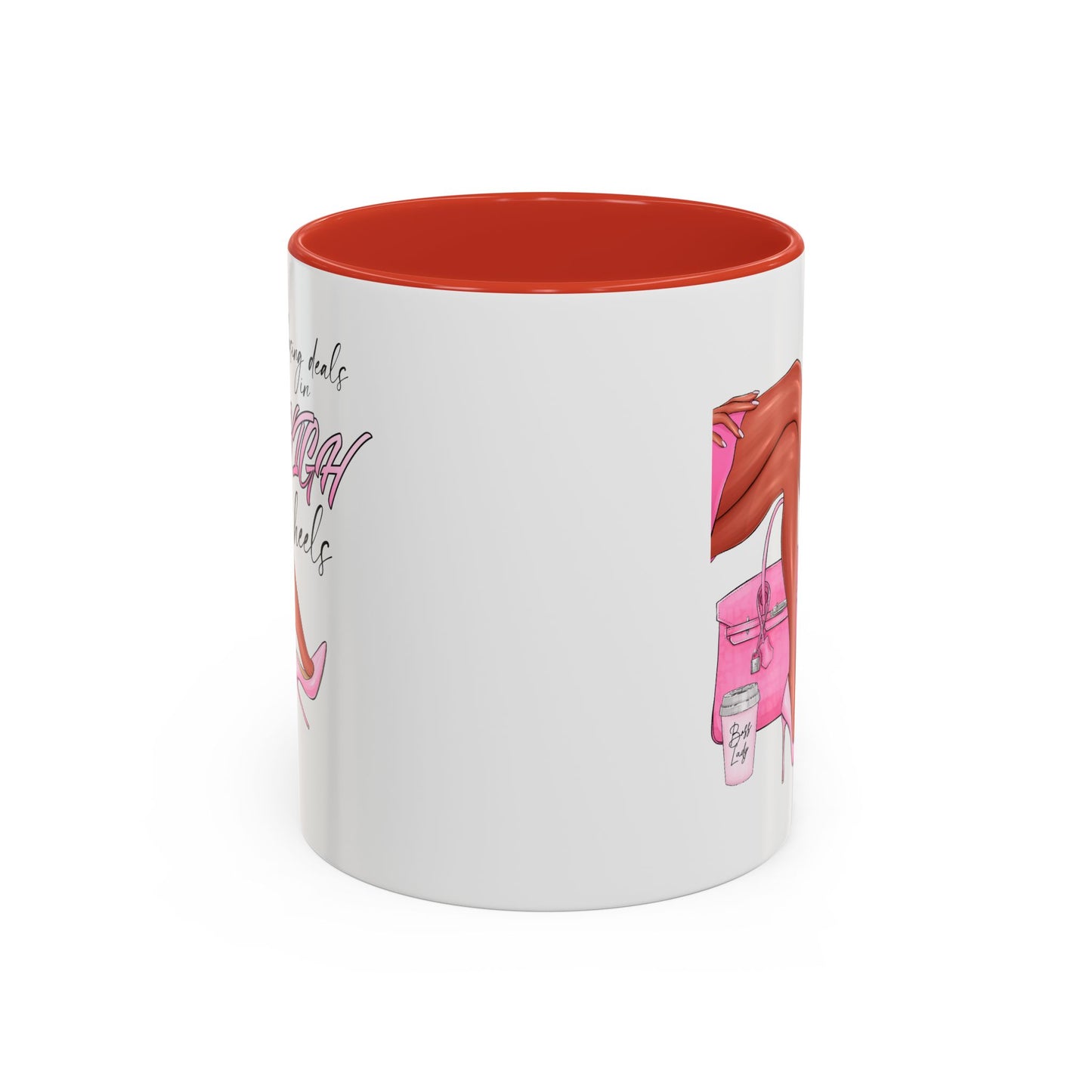 Humor Mug - Closing Deals in High Heels