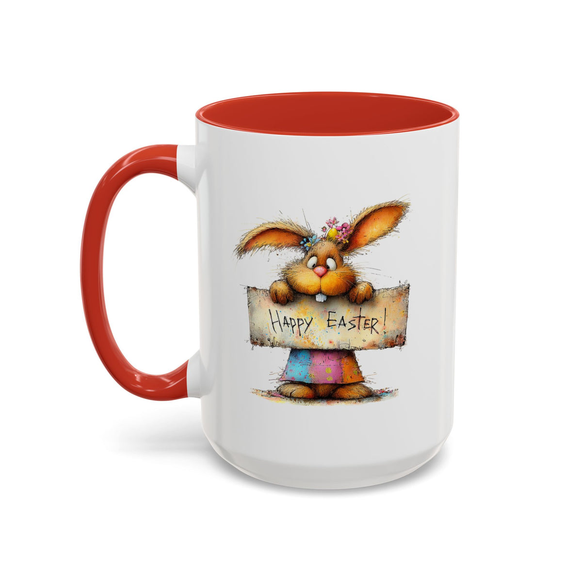 Easter Mug - Happy Easter Bunny Sign