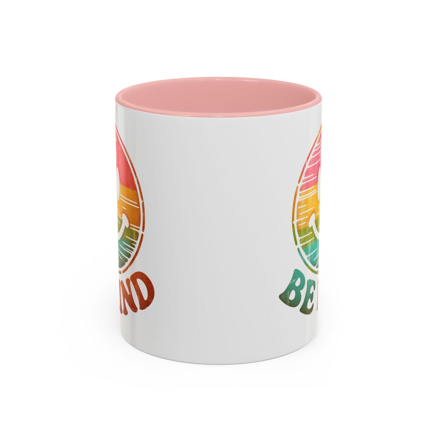 Motivation Mug - Retro Smiley Face Be Kind