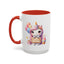 Birthday Mug - Girl Unicorn Happy Birthday Sign 2