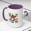 Christmas - Merry Christmas White Text Santa Reindeer Penguin Fox