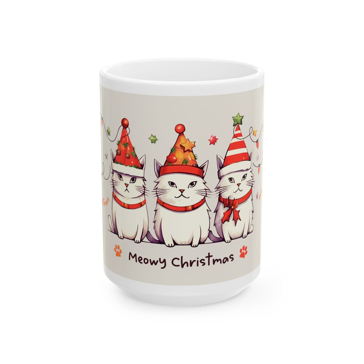 Christmas Mug - Meowy Christmas