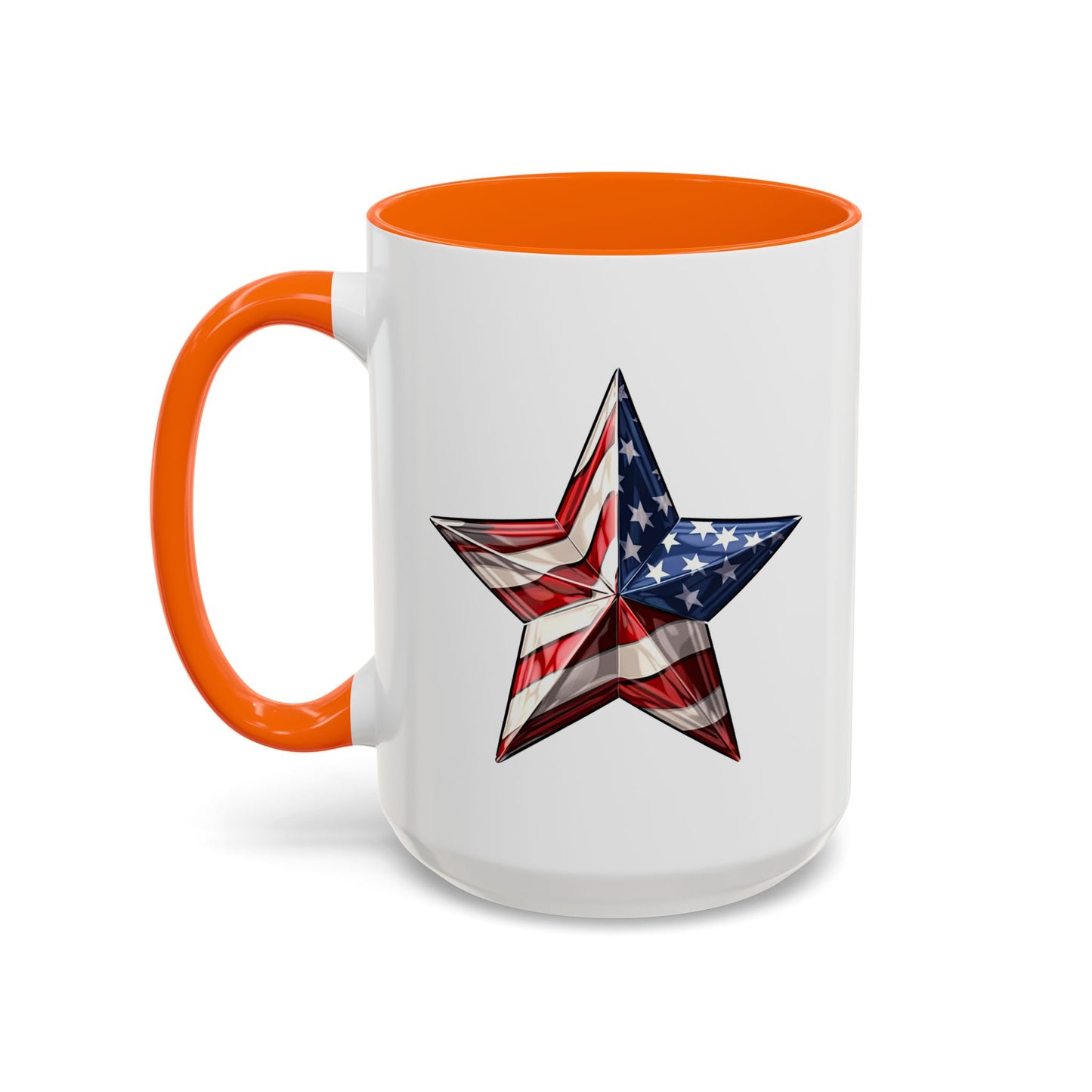 4th of July Mug - American Flag Star 3