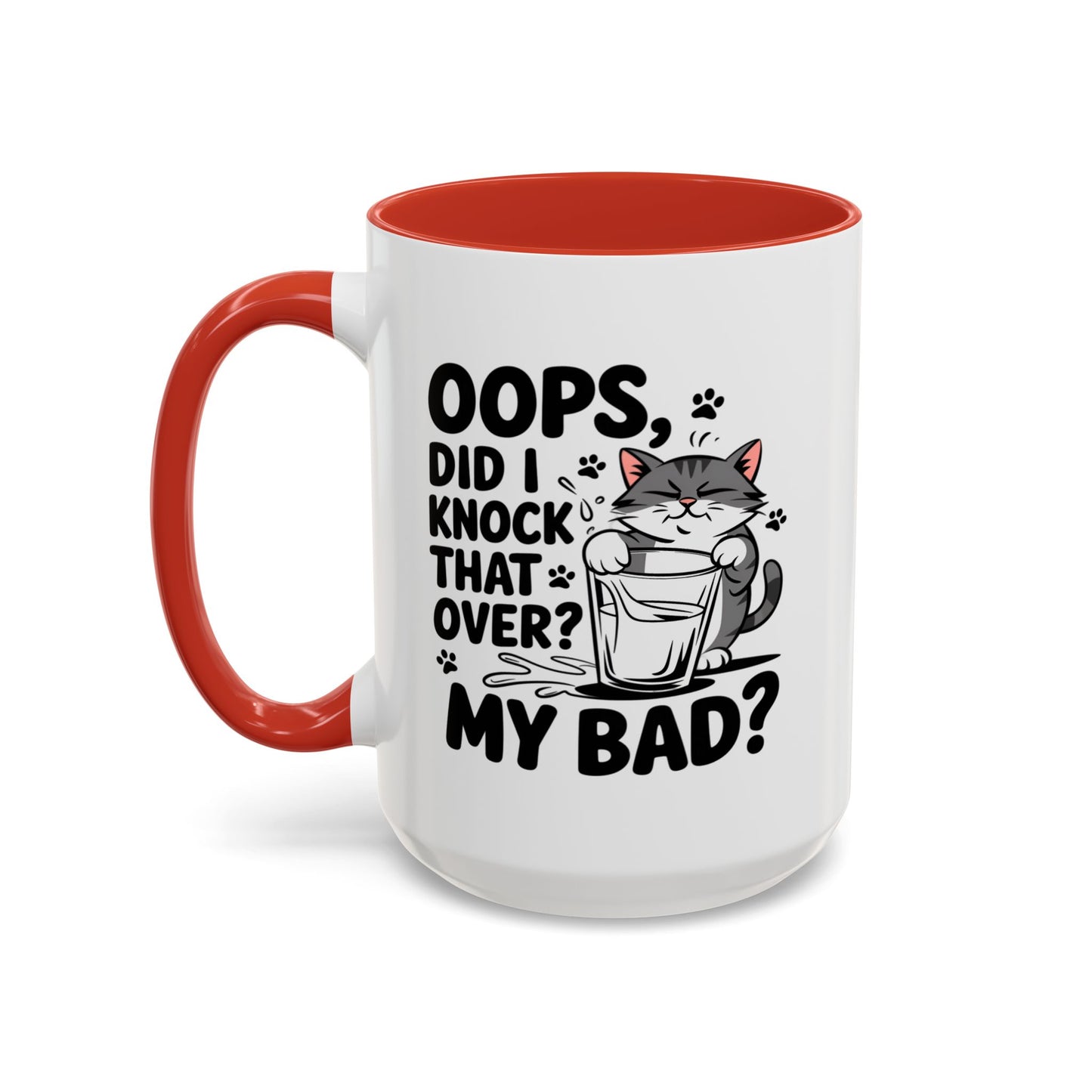 Animal Mug - Oops, Did I Knock That Over