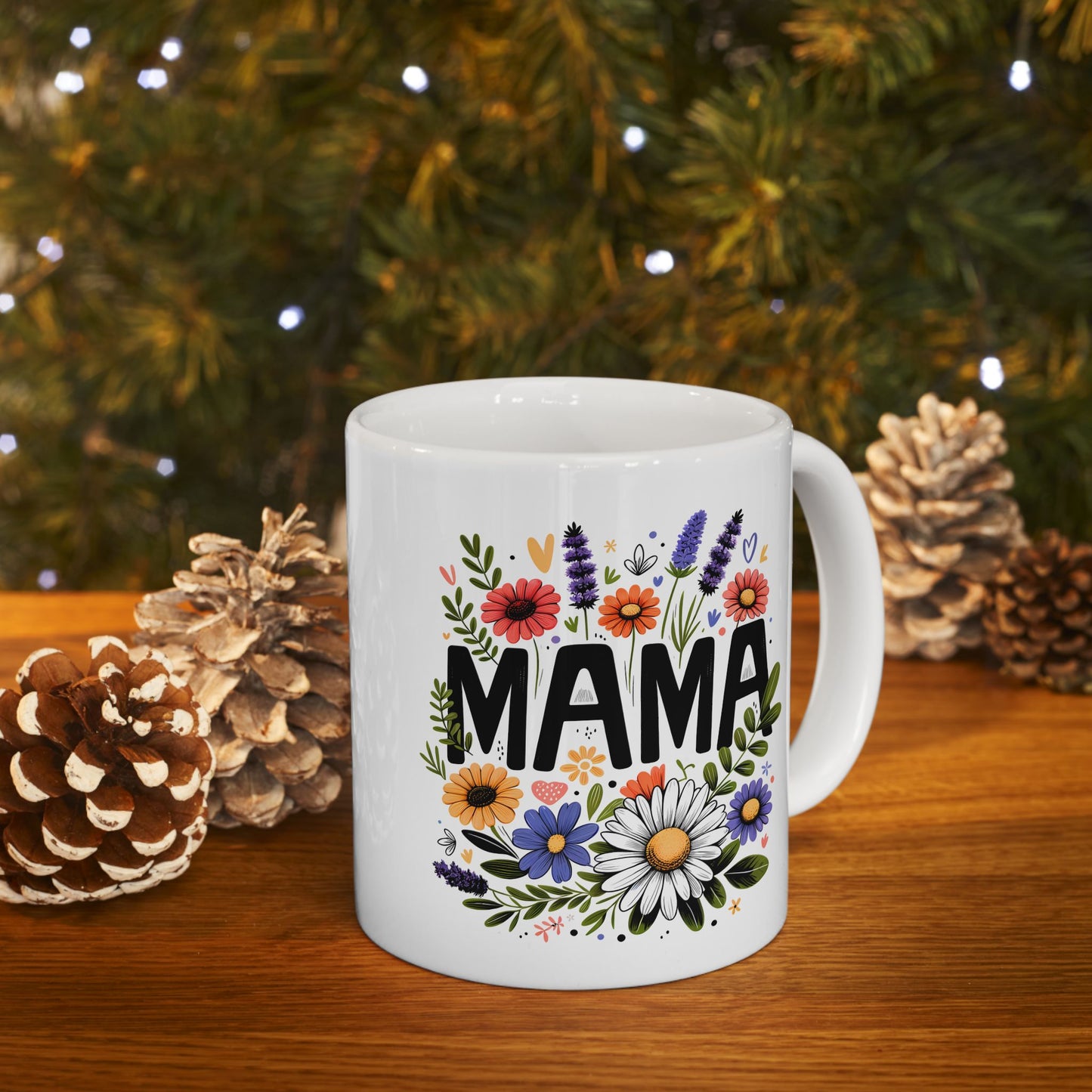 Mother's Day Mug - MAMA Floral