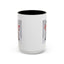 Christmas Mug - Merry Christmas Red Text Puppy Red Top