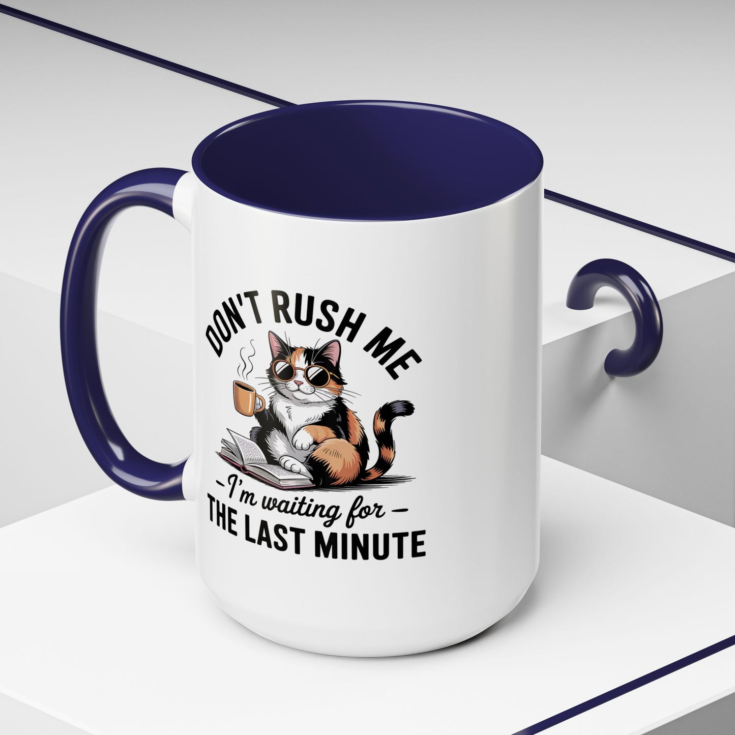 Humor Mug - Don't Rush Me Cat