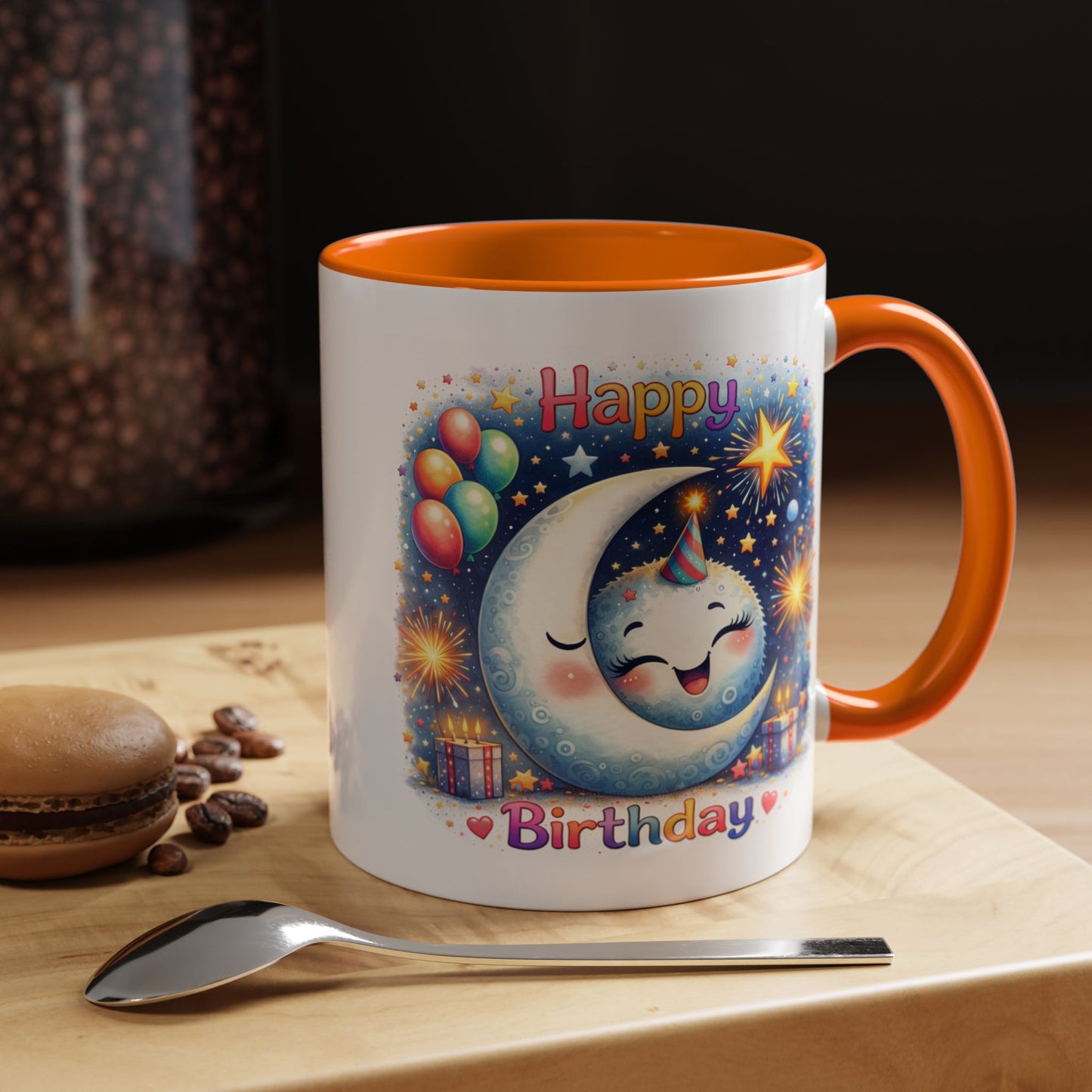 Birthday Mug - Moon and Stars