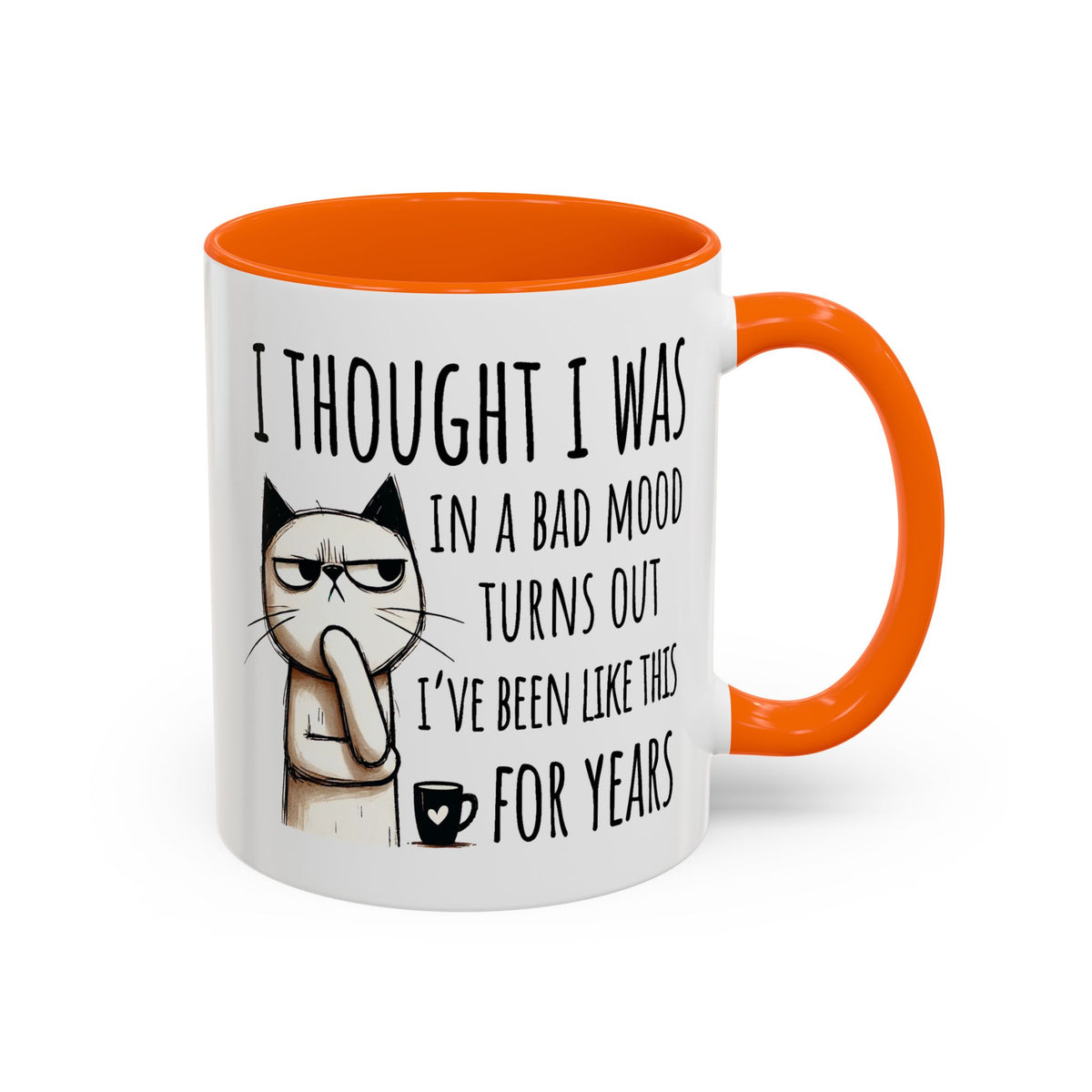 Adult Mug - I Thought I Was In A Bad Mood
