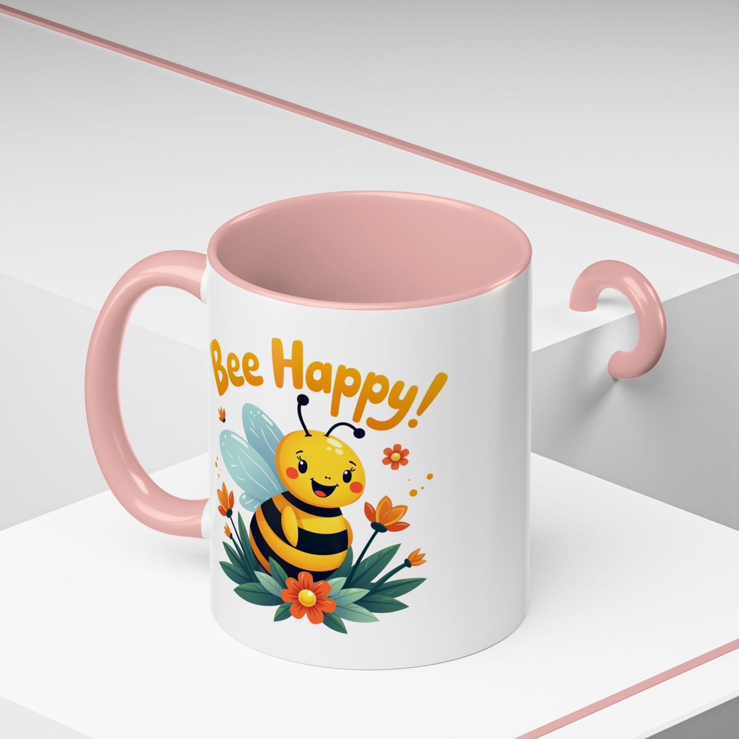 Motivation Mug - Bee Happy
