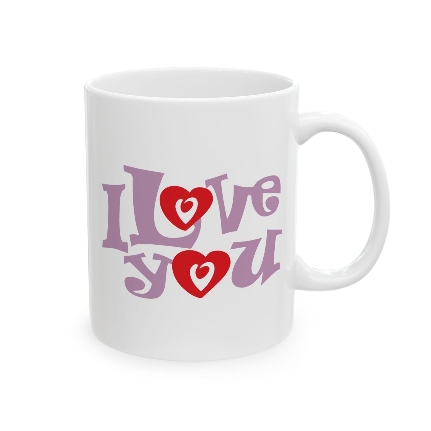 Anniversary Mug - I Love You Graphic