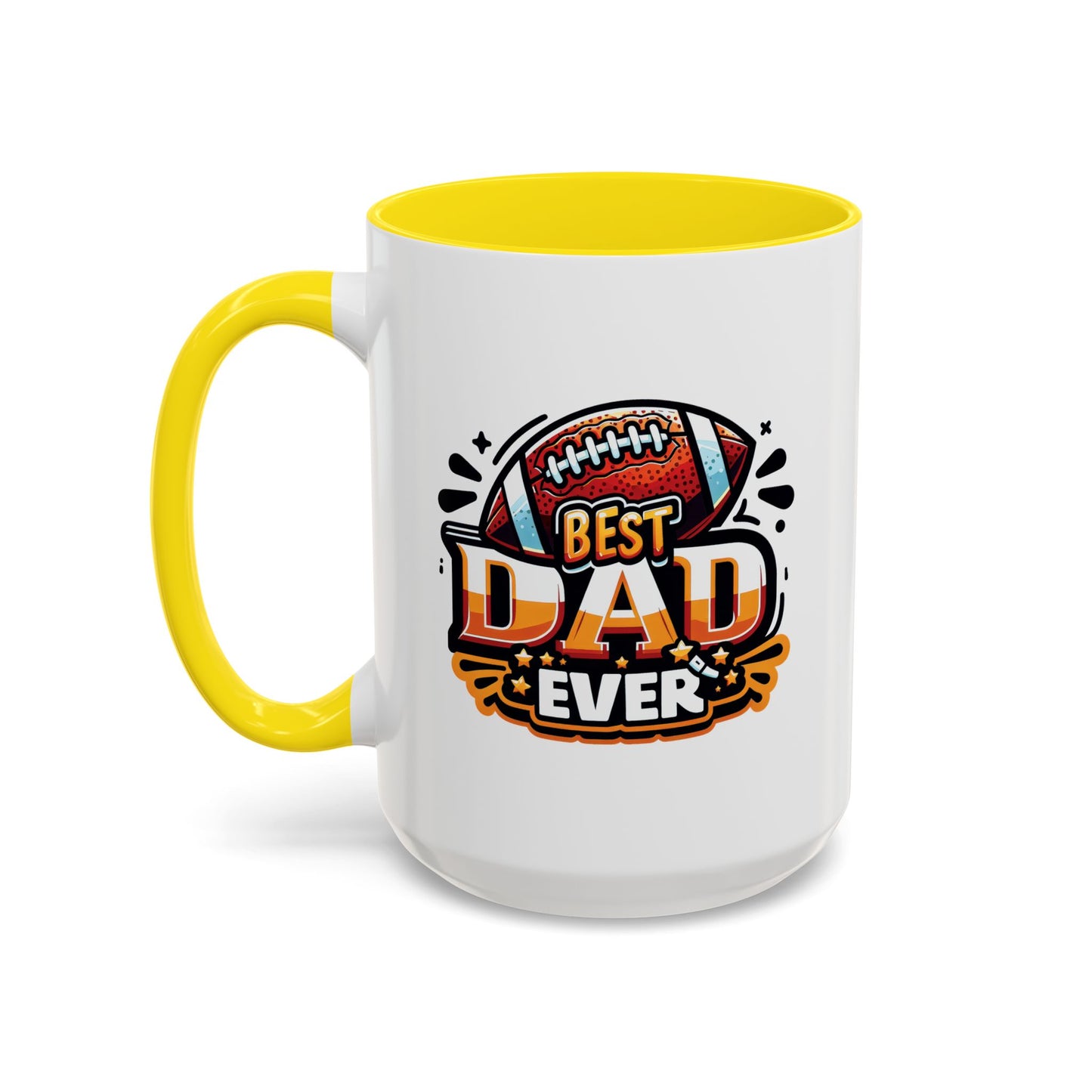 Father's Day Mug - Best Dad Ever Football